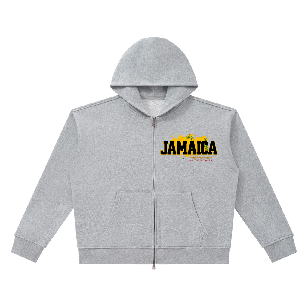 Jesus Saves Unisex Heavyweight Full Zip Boxy Hoodie